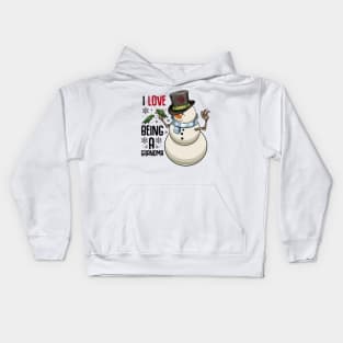 Christmas Snowman Kids Hoodie